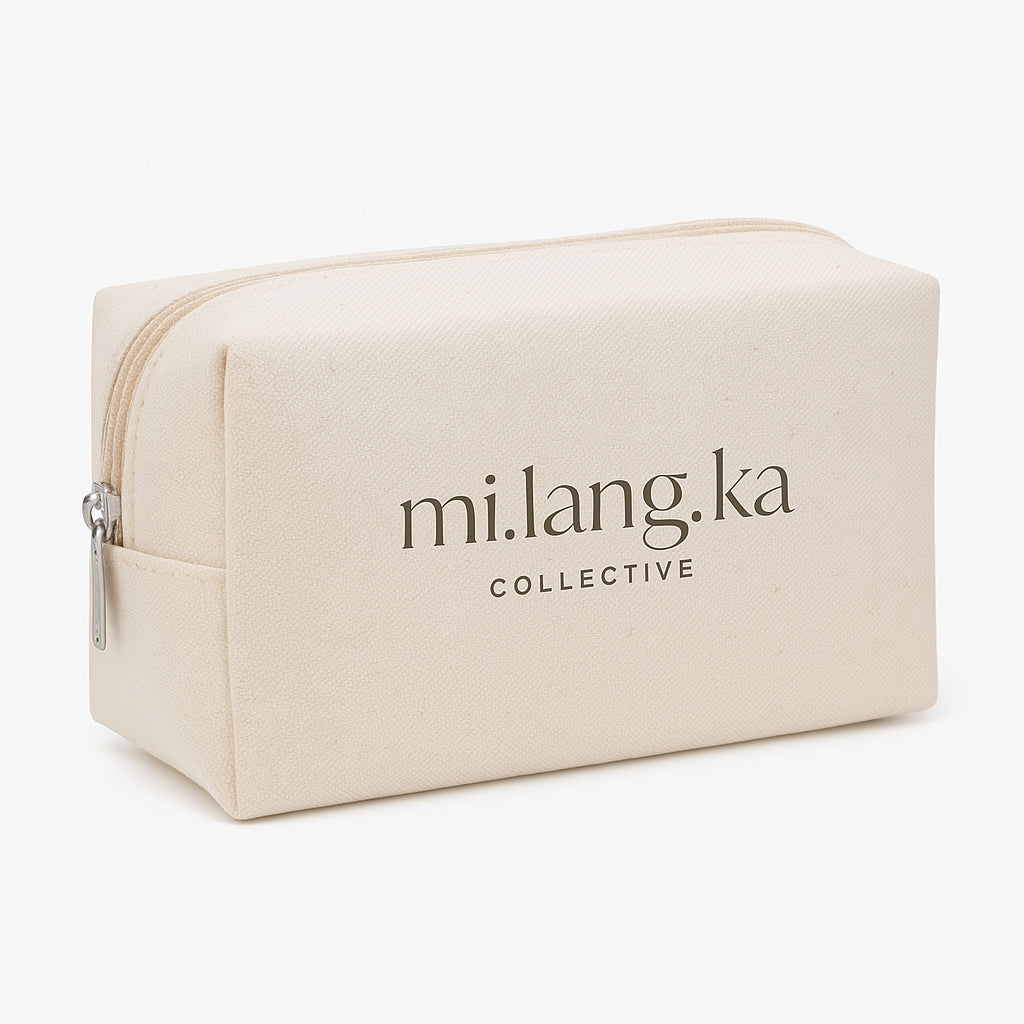 Canvas Cosmetic Bag