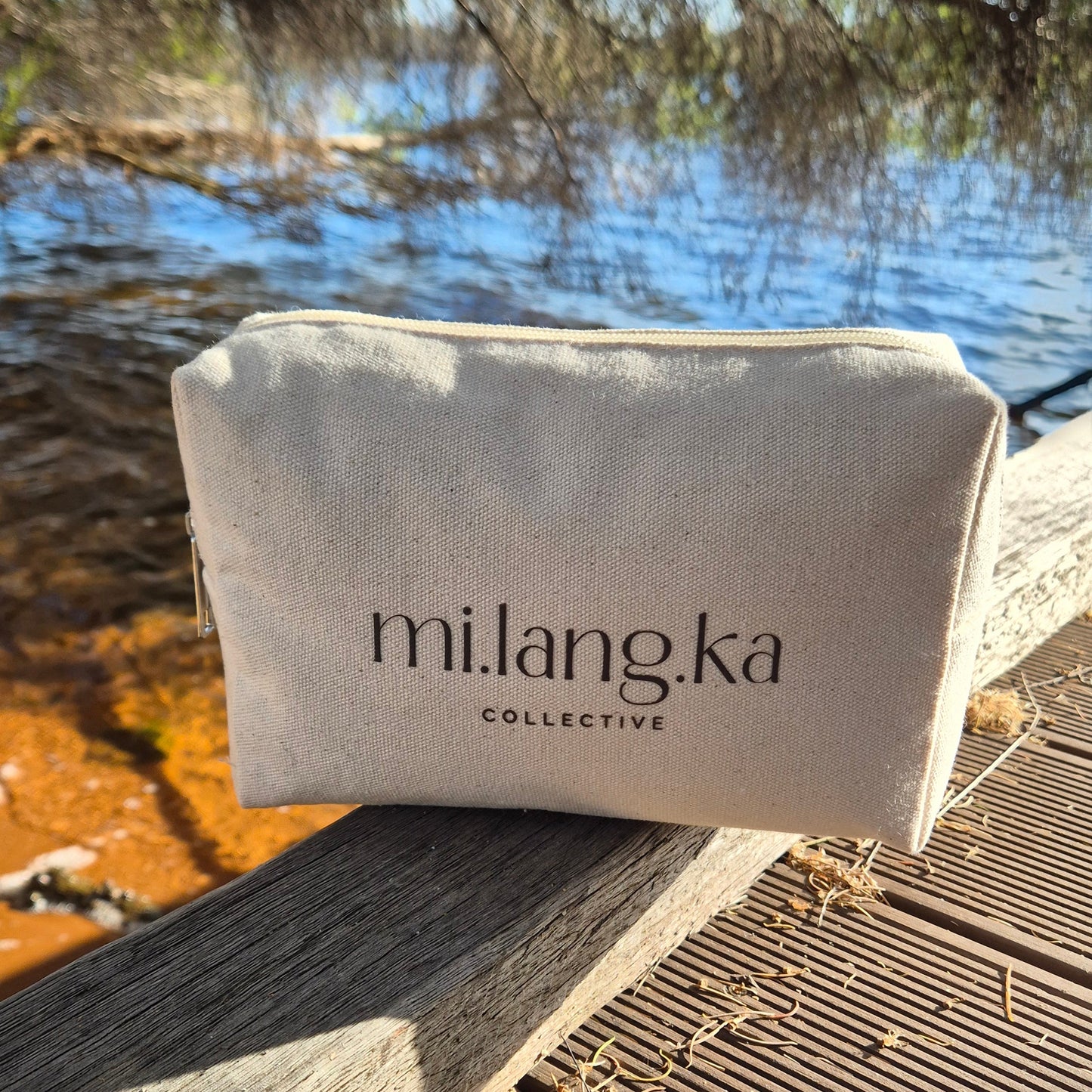 Canvas Cosmetic Bag
