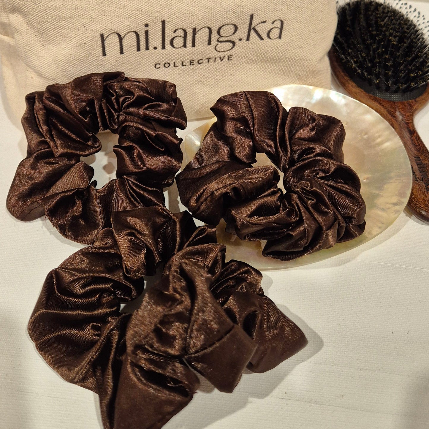 Luxury Chocolate Scrunchies (3pk)