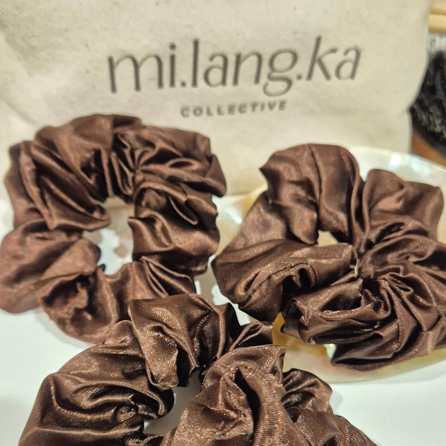 Luxury Chocolate Scrunchies (3pk)
